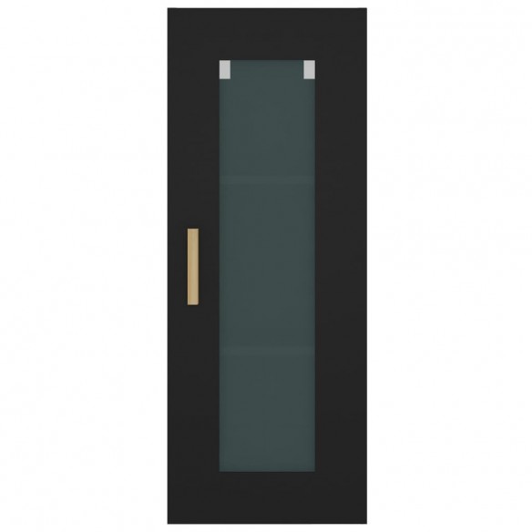 Armoire murale suspendue Noir 34,5x34x90 cm