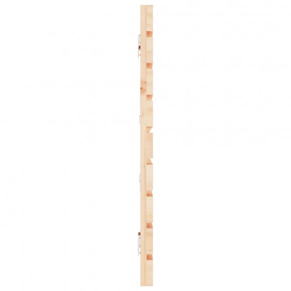 Tête de lit murale 186x3x63 cm Bois massif de pin