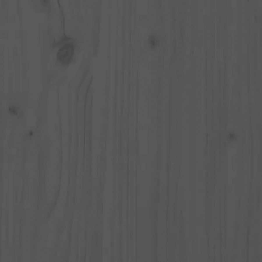 Banc Gris 112,5x51,5x96,5 cm Bois de pin massif