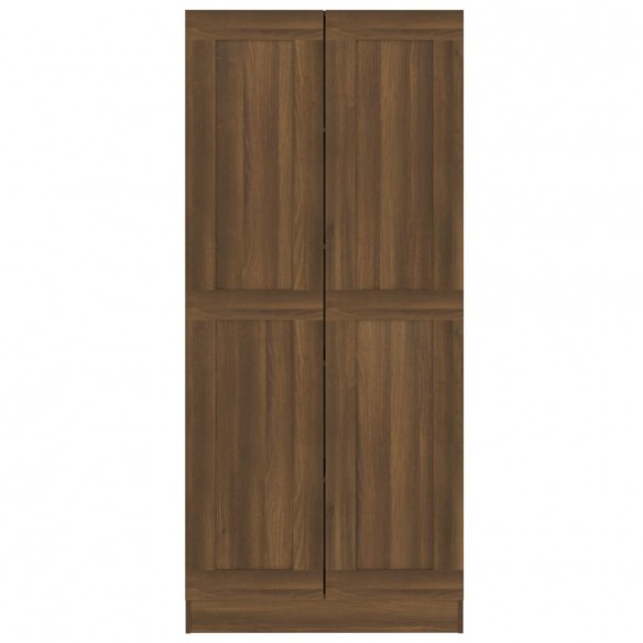 Armoire à livres Chêne marron 82,5x30,5x185,5cm Bois ingénierie