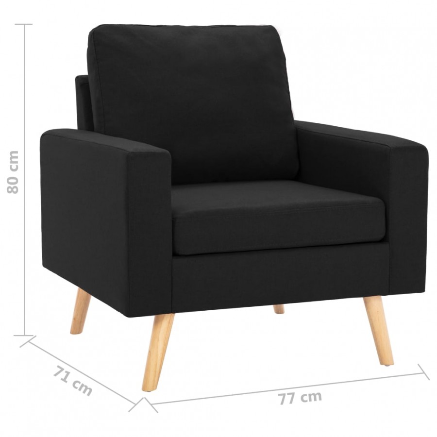 Fauteuil Noir Tissu Fauteuil Noir Tissu
