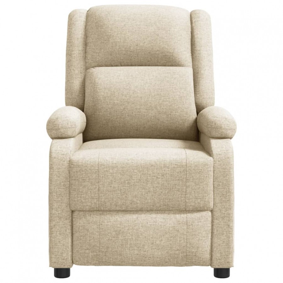 Fauteuil de massage Crème Tissu Fauteuil de massage Crème Tissu