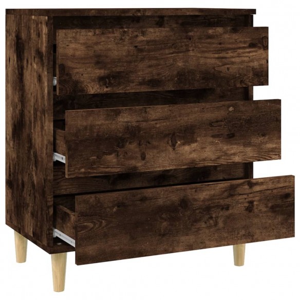 Buffet Chêne fumé 60x35x70 cm Bois d'ingénierie