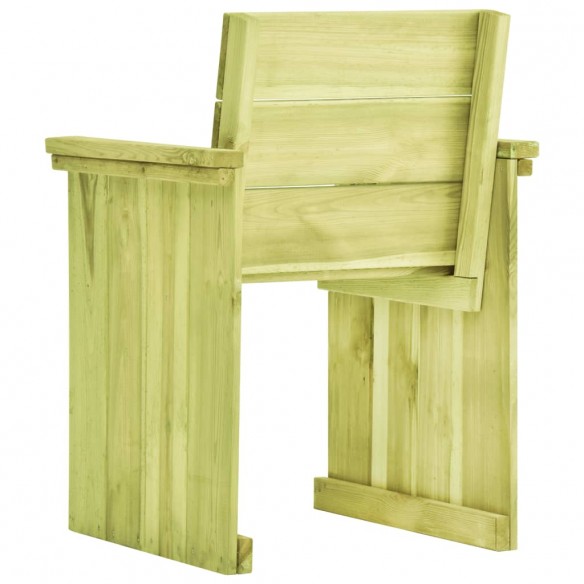 Chaise de jardin Bois de pin imprégné