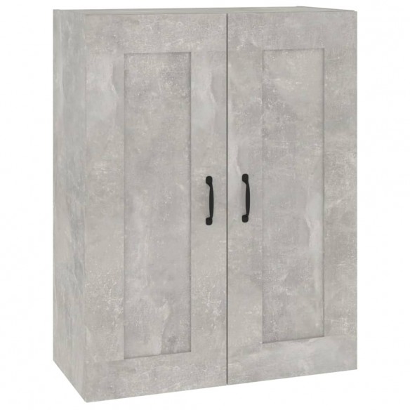 Armoire murale suspendue Gris béton 69,5x32,5x90 cm