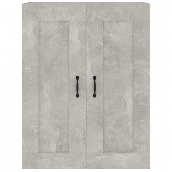 Armoire murale suspendue Gris béton 69,5x32,5x90 cm