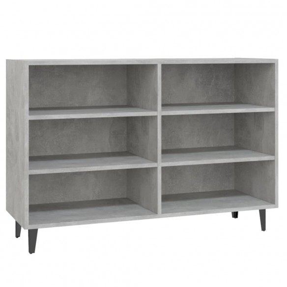 Buffet Gris béton 103,5x35x70 cm Aggloméré