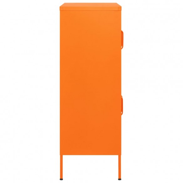 Armoire de rangement Orange 80x35x101,5 cm Acier