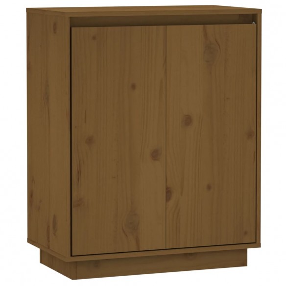 Buffet Marron miel 60x34x75 cm Bois massif de pin