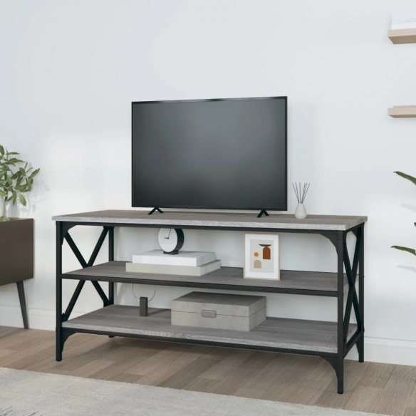 Meuble TV Sonoma gris 100x40x50 cm Bois d'ingénierie