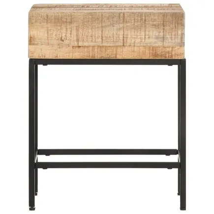 Table d'appoint 40x30x50 cm Bois massif de manguier brut 2