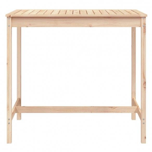 Table de jardin 121x82,5x110 cm bois massif de pin