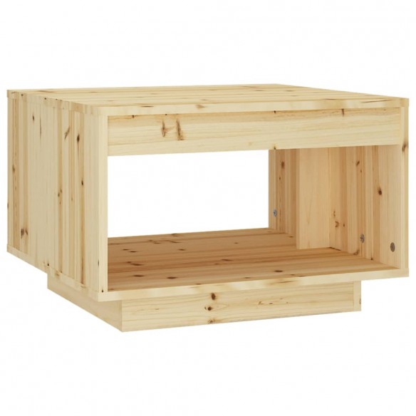 Table basse 50x50x33,5 cm Bois de sapin massif