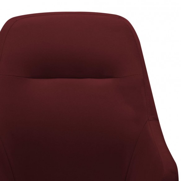 Chaise à bascule Rouge bordeaux Tissu