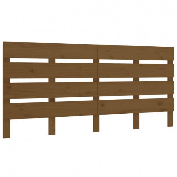 Tête de lit Marron miel 200x3x80 cm Bois massif de pin