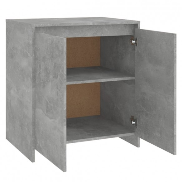 Buffet Gris béton 70x41x75 cm Bois d'ingénierie