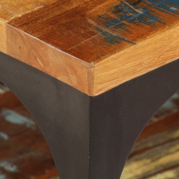 Table basse et étagère 100x60x35 cm Bois de récupération solide