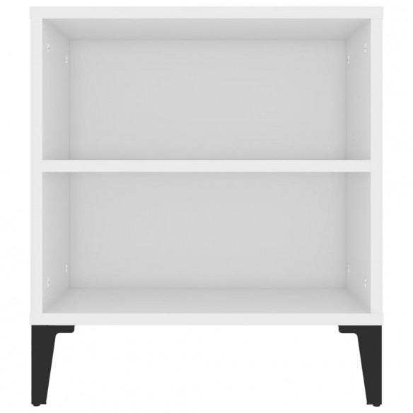 Meuble TV Blanc 102x44,5x50 cm Bois d'ingénierie