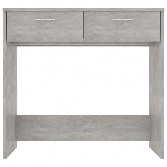 Bureau Gris béton 80x40x75 cm Aggloméré