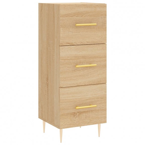 Buffet haut Chêne sonoma 34,5x34x180 cm Bois d'ingénierie