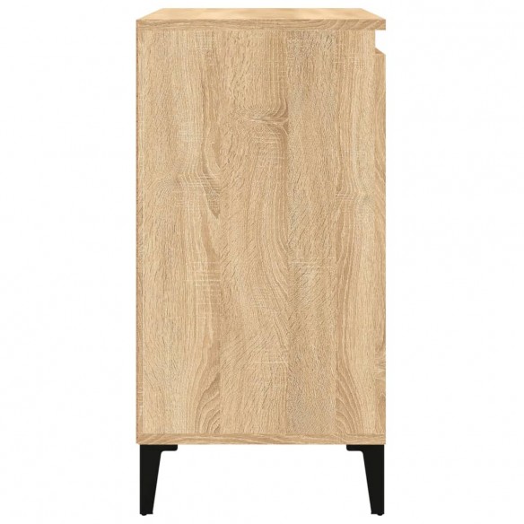 Table de chevet chêne sonoma 40x35x70 cm bois d'ingénierie