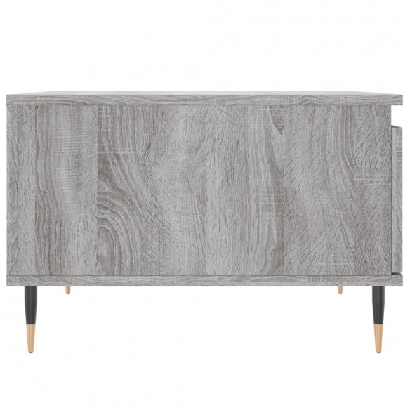 Table basse sonoma gris 55x55x36,5 cm bois d'ingénierie