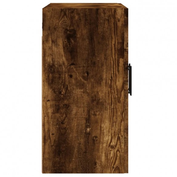 Armoire murale chêne fumé 60x31x60 cm bois d'ingénierie