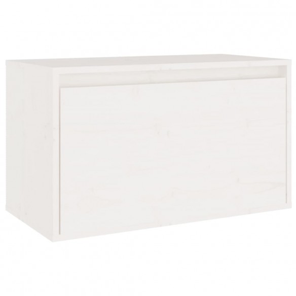 Meubles TV 3 pcs Blanc Bois massif de pin