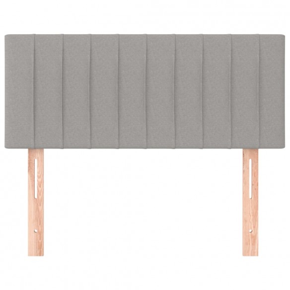 Tête de lit Gris clair 80x5x78/88 cm Tissu