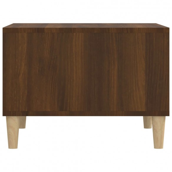 Table basse Chêne marron 60x50x36,5 cm Bois d'ingénierie