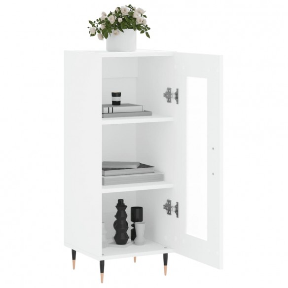 Buffet blanc 34,5x34x90 cm bois d'ingénierie