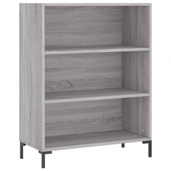 Buffet sonoma gris 69,5x32,5x180 cm bois d'ingénierie