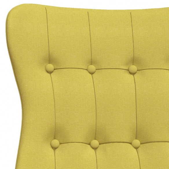 Chaise de relaxation Vert clair Tissu