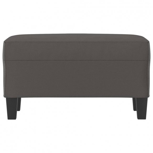 Banc Gris 70x35x41 cm Similicuir