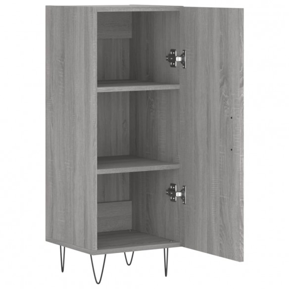 Buffet Sonoma gris 34,5x34x90 cm Bois d'ingénierie