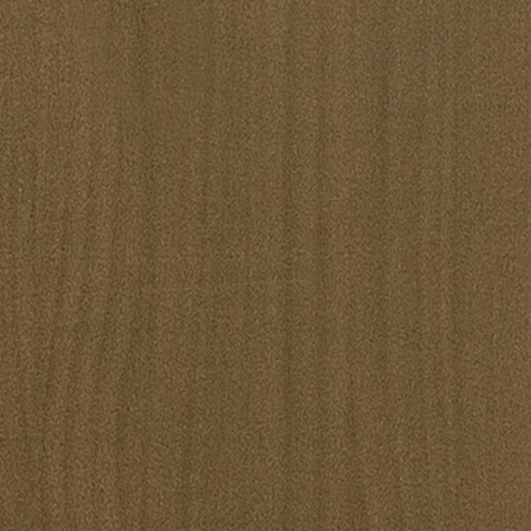 Cadre de lit Marron miel Bois massif 120x190 cm Petit Double