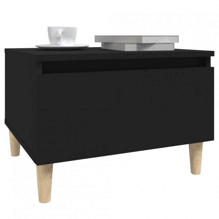 Table d'appoint Noir 50x46x35 cm 