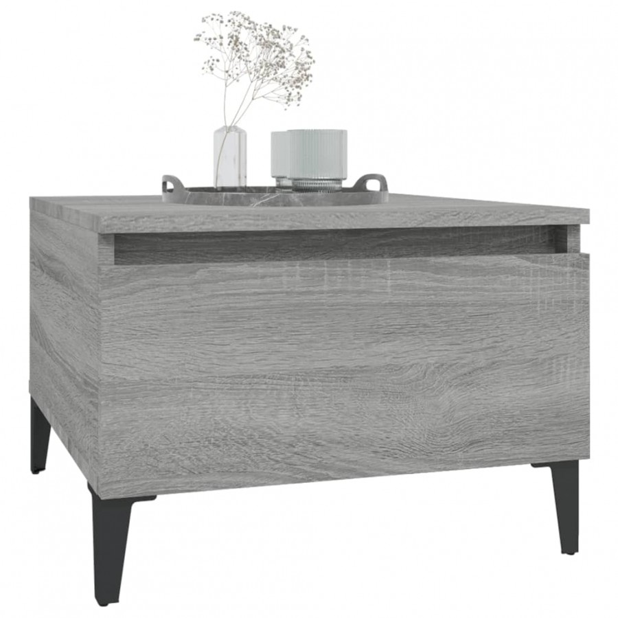 Table d'appoint Sonoma gris 50x46x35 cm 