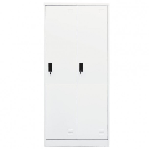 Garde-robe Blanc 80x50x180 cm Acier