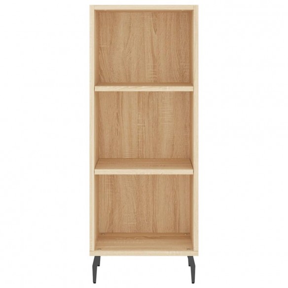 Buffet chêne sonoma 34,5x32,5x90 cm bois d'ingénierie