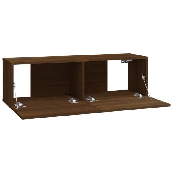 Ensemble de meubles TV 6 pcs Chêne marron Bois d'ingénierie