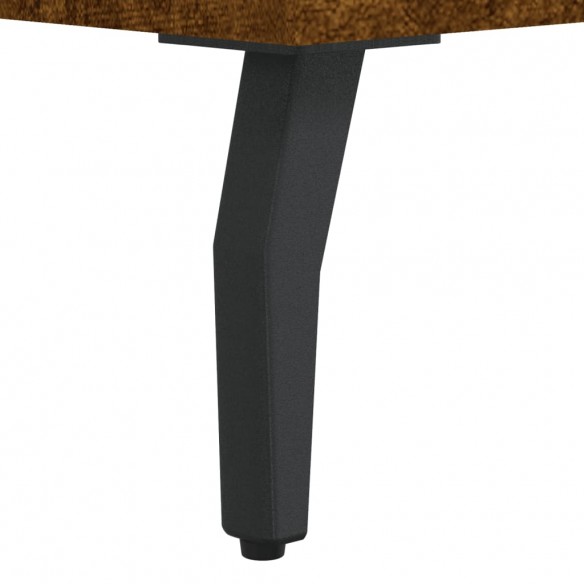 Table de chevet chêne fumé 40x35x47,5 cm bois d’ingénierie