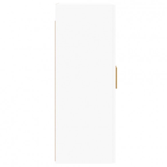 Armoires murales 2 pcs blanc bois d'ingénierie