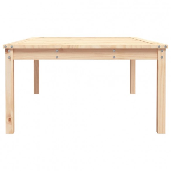 Table de jardin 121x82,5x45 cm bois massif de pin