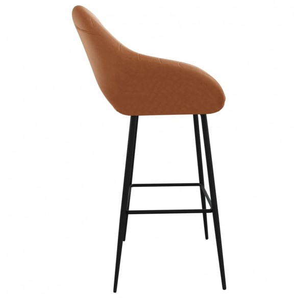 Tabouret de bar Marron clair Similicuir