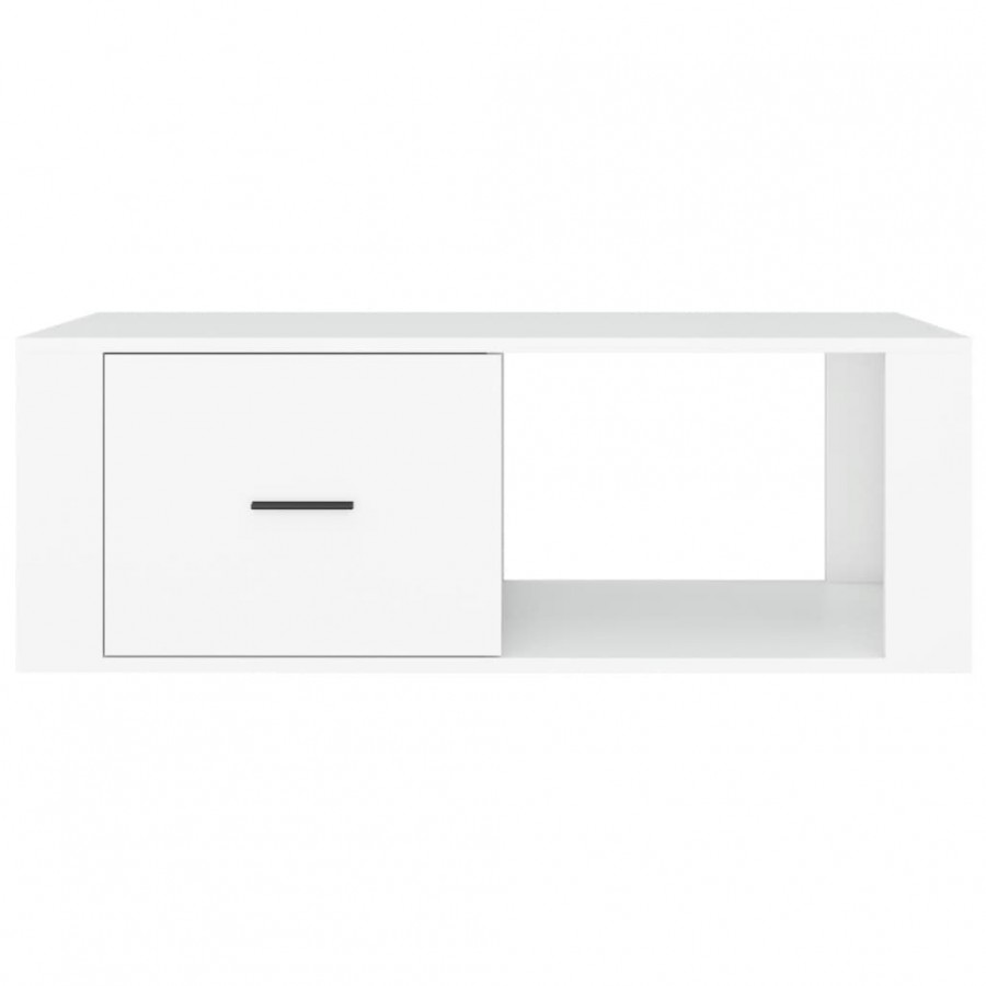 Table basse Blanc 100x50,5x35 cm 