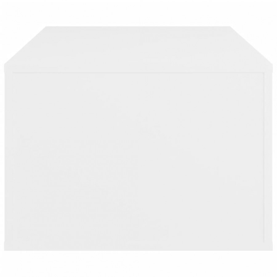 Table basse Blanc 100x50,5x35 cm 