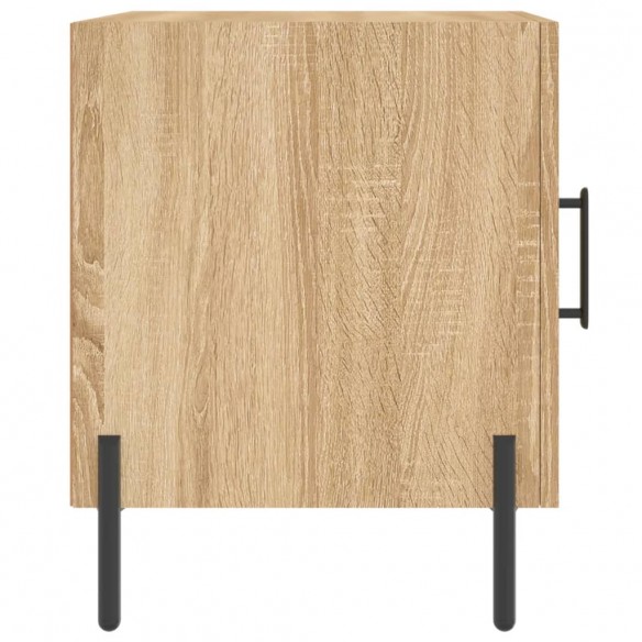 Tables de chevet 2 pcs chêne sonoma 40x40x50 cm bois ingénierie