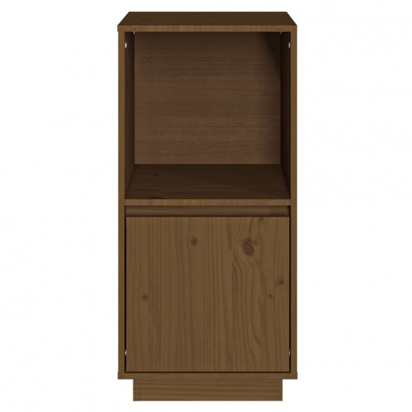 Buffet Marron miel 38x35x80 cm Bois massif de pin