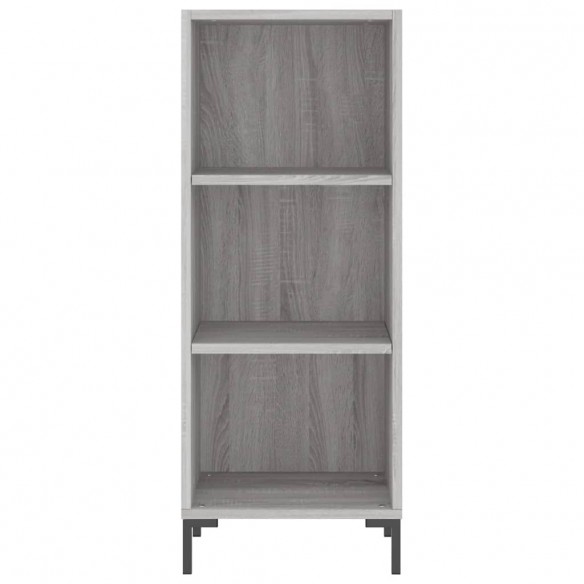 Buffet haut Sonoma gris 34,5x32,5x180 cm Bois d'ingénierie